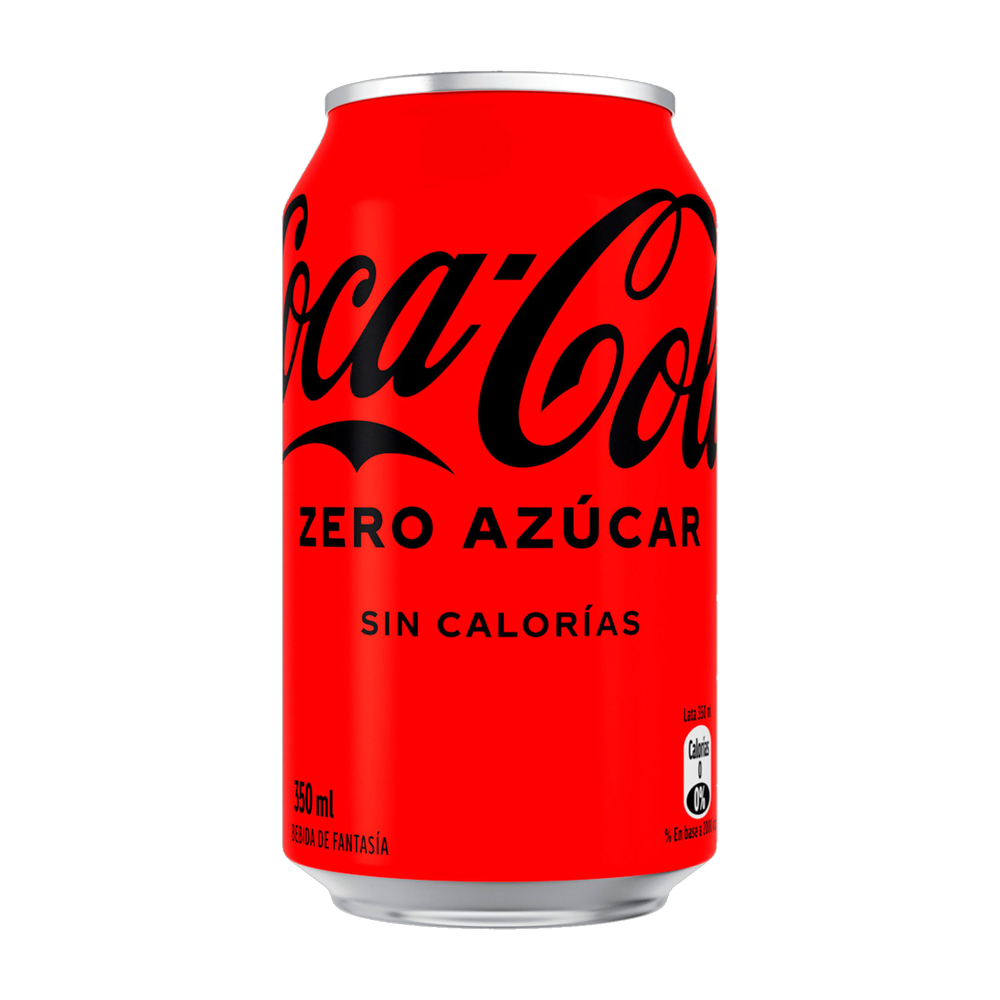 Envase de Coca-Cola Zero lata 350 ml
